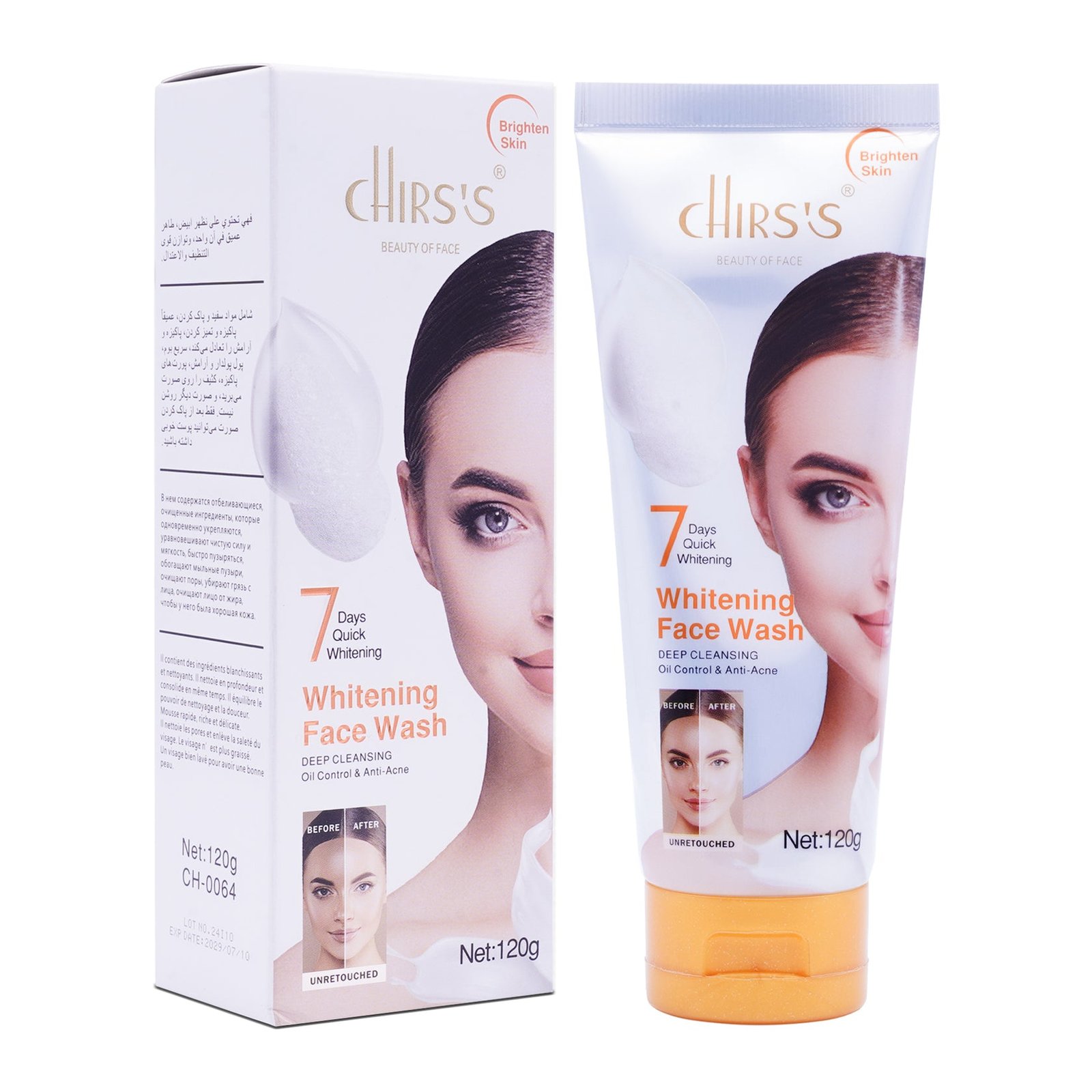 Chirs's Whitening Face Wash 120G - Image 3