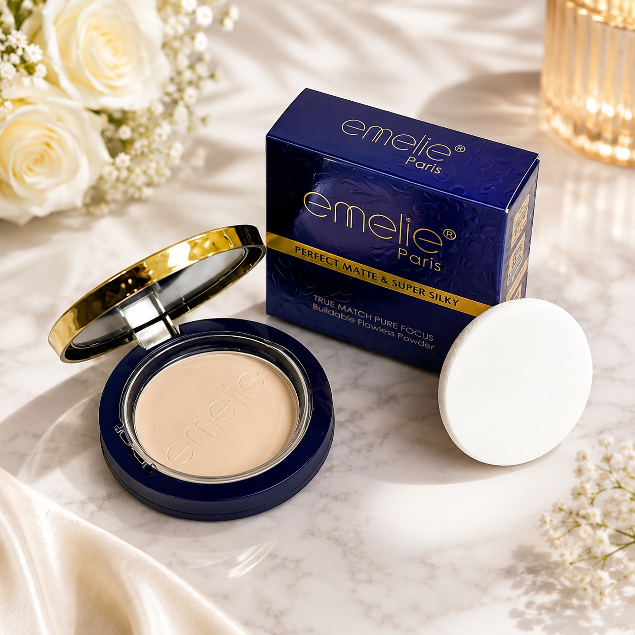 Emellie Paris Perfect Mate & Super Silky Flawless Powder - Image 3