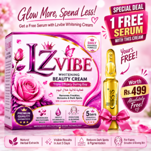 LZvibe Whitening Beauty Cream with free serum