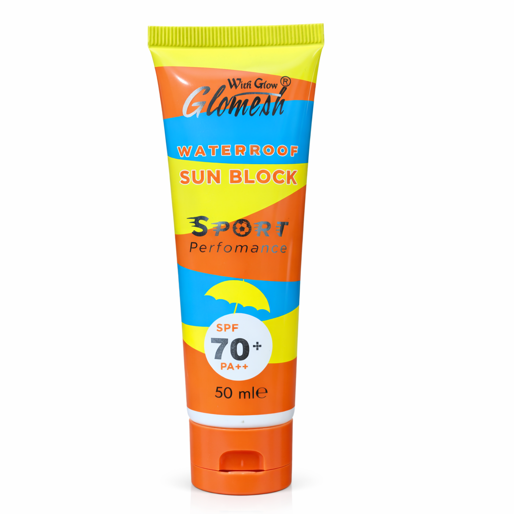 Glomesh Sunblock Skin Care WaterProof & Anti Dark Spots SPF 70 50ml