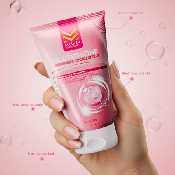glutathione premium face wash Mark 30 Facewash L-Glutathione 743mg | Reduced