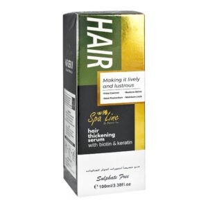 Glamourous Face Spa Line Sulphate-Free Biotin & Keratin Hair Thickening Serum, 100ml.